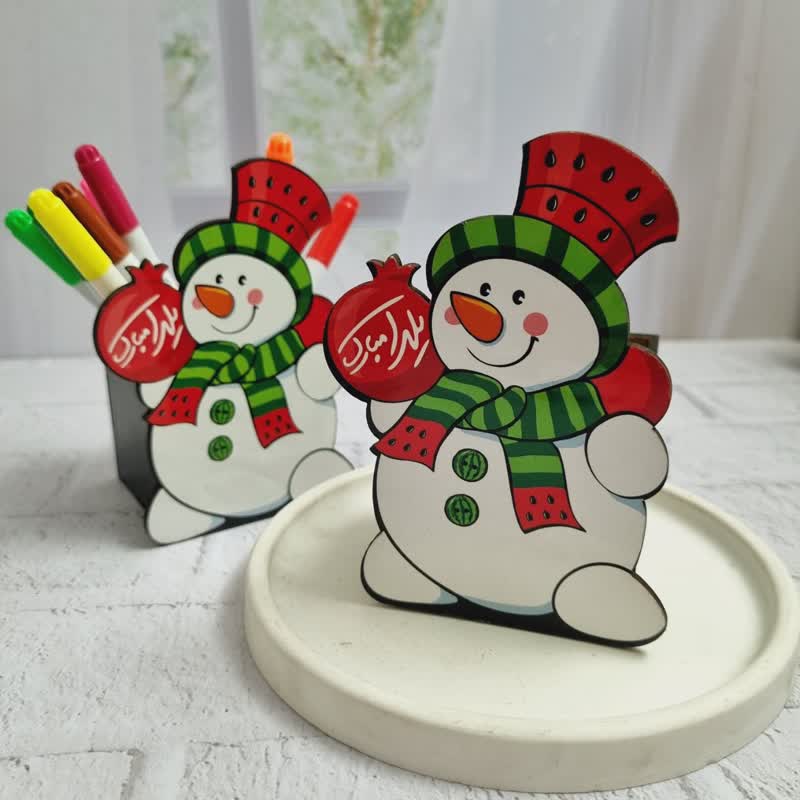 جاقلمی آدم برفی یلدا