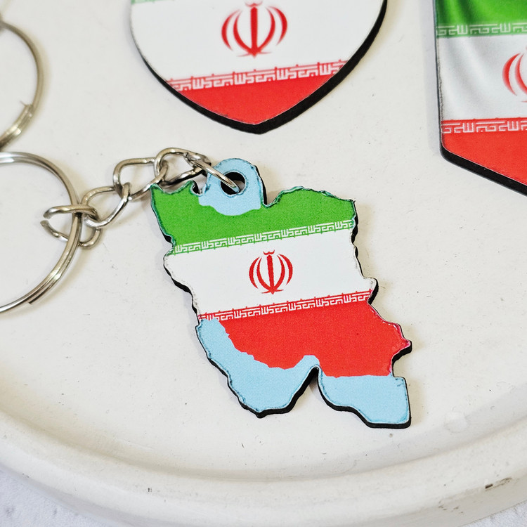 جاکلیدی چوبی پرچم ایران