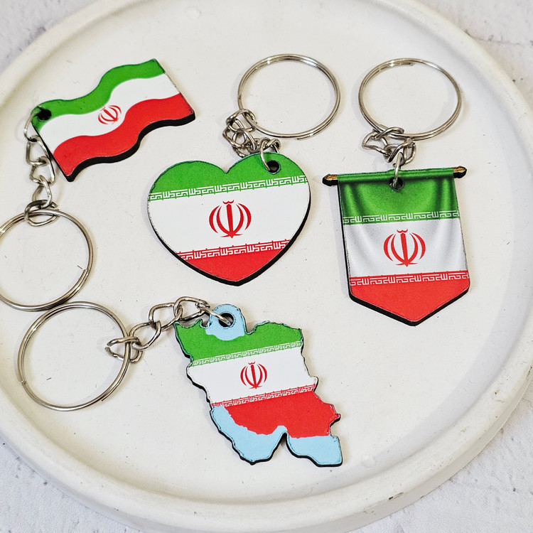 جاکلیدی چوبی پرچم ایران