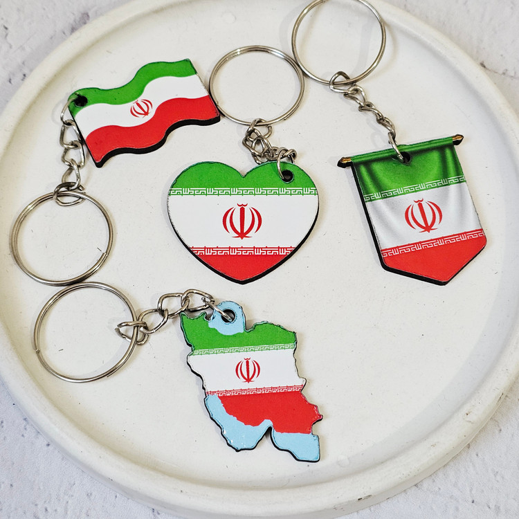 جاکلیدی چوبی پرچم ایران