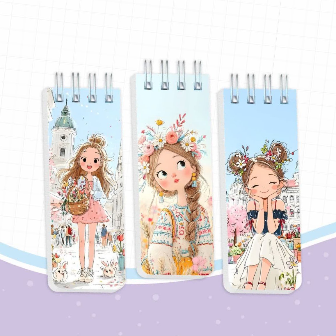 دفترچه باریک دخترانه