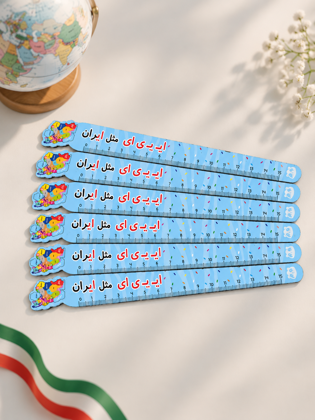 گیفت خطکش چوبی حرف ای مثل ایران